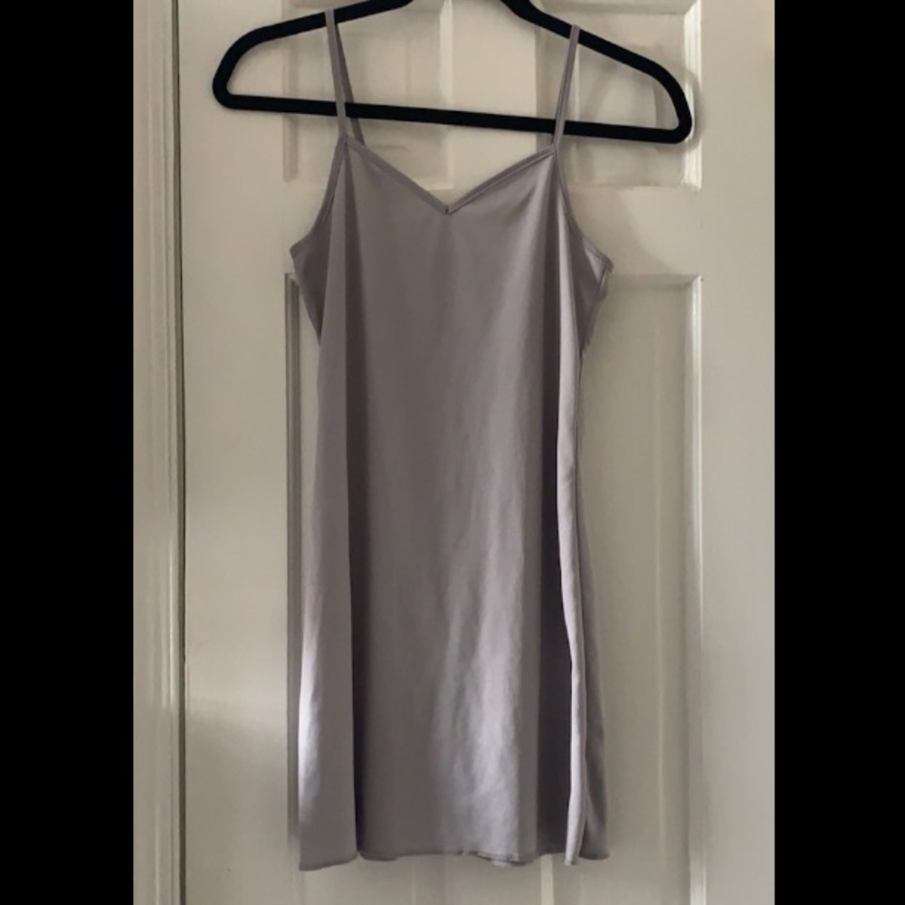 Grey Slip Dress